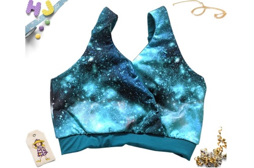 Click to order  Patterned Nursing Bra Sapphire Galaxy now